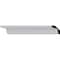 Ekena Millwork 2 1/4"H x 2 1/4"P x 3 1/4"F x 94 1/2"L Jefferson Traditional Smooth Crown Moulding MLD02X02X03JE - alternate 1